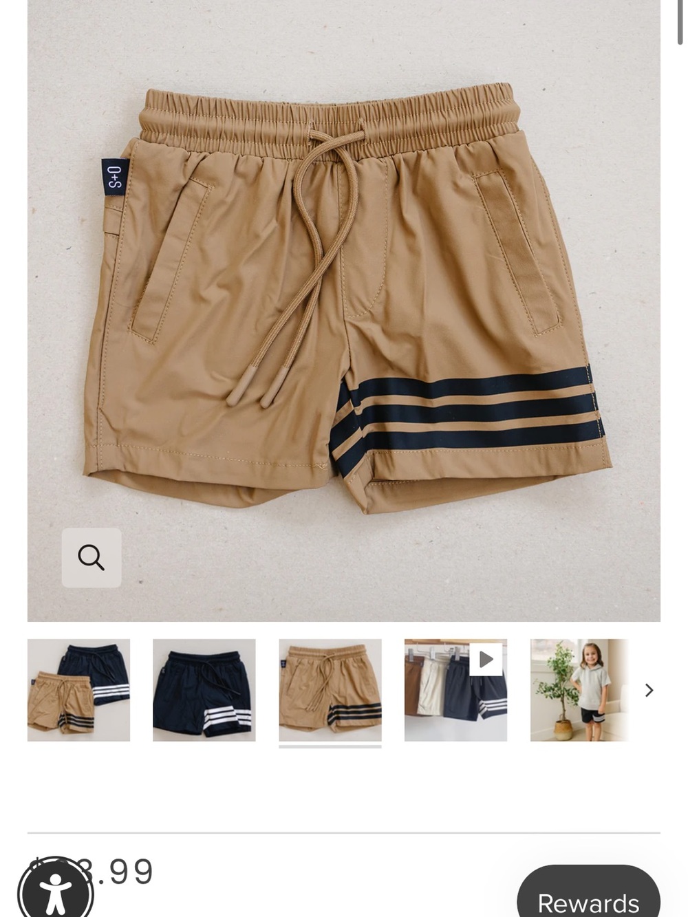 Olive + Scout Leo shorts 5T NWOT